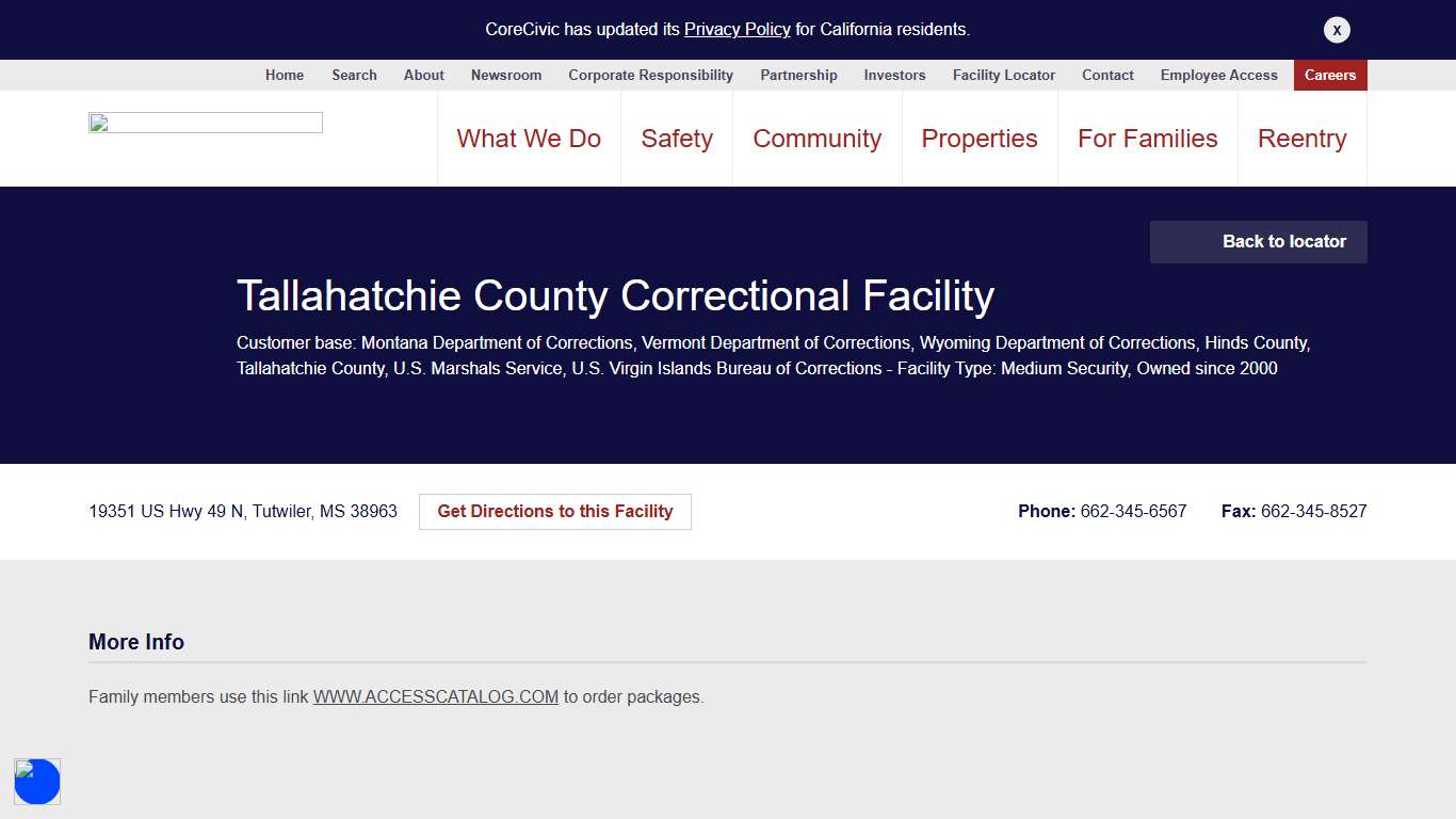 Tallahatchie County Correctional Facility